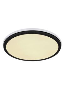 Globo LED-Deckenleuchte Jaxxi Opal/Schwarz max. 40 Watt Deckenlampe