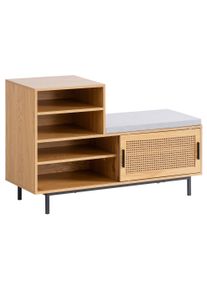 Schuhbank Wl6.833 ca.120x75,5x40cm Eichefarben