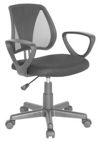 Jugenddrehstuhl Kiddy Cd ca. 58x75-92x45 cm Schwarz