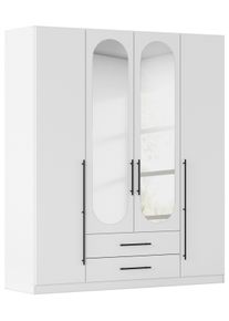 Dreht&uuml;renschrank Velora Wei&szlig;