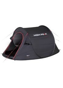Wurfzelt High Peak "Pop up Zelt Vision 2", schwarz, Zelte, B/H/L: 140cm x 100cm x 235cm, Wurfzelt, B:140cm H:100cm L:235cm