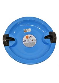 Schneerutscher KHW "Fun UFO iceblue", blau (iceblau), Schlitten, KinderB:65cm H:7cm L:65cm, Kunststoff, Schneerutscher, B:65cm H:7cm L:65cm