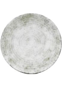 Speiseteller Van Well "Korfu, flacher Teller 28 cm, 6 St&uuml;ck", grau, H:3cm &Oslash;:28cm, Porzellan, Speiseteller, Speiseteller, Teller Set, mit Digitaldruck, sp&uuml;lmaschinen- und mikrowellengeeignet