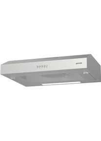 Gorenje Unterbauhaube "WHU629ES/S", Energieeffizienz: B, silber, B:59,6cm H:12,5cm T:46,8cm, Dunstabzugshauben, max. Luftleistung 200m&sup3;/h, Unterbauhaube