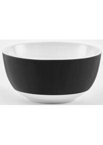 M&uuml;slischale Van Well "Vario", schwarz-wei&szlig; (schwarz, wei&szlig;), B:21,5cm H:14,5cm T:15cm &Oslash;:14cm, Porzellan, Sch&uuml;sseln, M&uuml;slischale, sp&uuml;lmaschinen- und mikrowellengeeignet, &Oslash; 14 cm