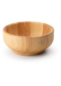 Sch&uuml;ssel CONTINENTA, braun (holzfarben), H:7cm &Oslash;:16cm, Holzwerkstoff, Sch&uuml;sseln, Sch&uuml;ssel, Gummibaumholz, Zum Anrichten und Pr&auml;sentieren