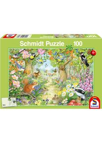 Puzzle Schmidt Spiele "Tiere im Wald", bunt, Puzzles, Kinder, Pappe, Motiv, Puzzle