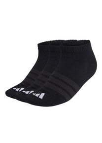 Sneakersocken adidas originals "Socken Thin & Light Sportswear Low Cut Socks 3er Pack", Damen, Gr. 46-48, schwarz, Obermaterial: 50% Baumwolle CO. 47% Polyester PES. 2% Elasthan EL. 1% Polyamid PA., Socken Sneakersocken
