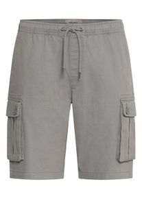 Cargoshorts Blend "Cargoshorts BHMBHKVALLE", Damen, Gr. M, N-Gr, grau (pewter), Obermaterial: 99% Baumwolle CO. 1% Elasthan EL., Hosen Cargoshorts