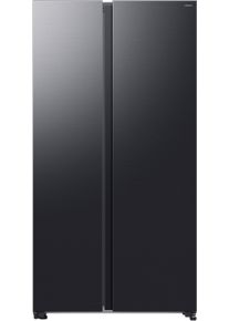 Samsung Side-by-Side "RS70F65QEF", Energieeffizienz: E, silber (schwarz steel), B:91,2cm H:178cm T:72,6cm, K&uuml;hlschr&auml;nke, Side-by-Side, Topseller