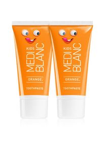 MEDIBLANC KIDS Orange toothpaste for children 2x50 ml