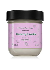Tropicandle Blueberry & Vanilla scented candle 170 ml