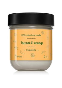 Tropicandle Incense & Orange scented candle 170 ml