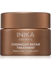 INIKA Organic Overnight Repair Treatment night regenerating mask for intensive hydration 50 ml