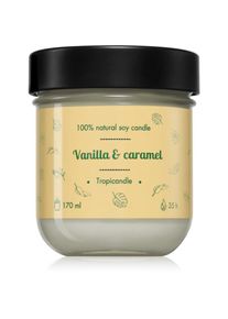 Tropicandle Vanilla & Caramel scented candle 170 ml