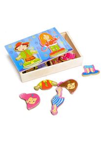 Playwood Dress up puzzle Boy and Girl Holz