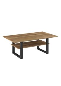 Ambia Garden Loungetisch, Akaziefarben, Holz, Metall, Akazie, vollmassiv, rechteckig, 115x46x65 cm, FSC 100%, wetterfest, Gartenm&ouml;bel, Loungem&ouml;bel, Lounge-Serien