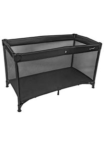 My Baby Lou Reisebett, Schwarz, Metall, Kunststoff, Textil, 120x60x74 cm, zusammenklappbar, Babym&ouml;bel & Kinderm&ouml;bel, Babyzimmer, Babybetten, Reisegitterbetten