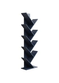 Mid.you Regal, Anthrazit, Holzwerkstoff, 40x140x20 cm, stehend, Wohnzimmer, Regale, B&uuml;cherregale