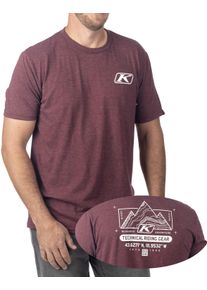 Klim Destination, koszulka , kolor: Ciemnoczerwony/Biały , rozmiar: XL