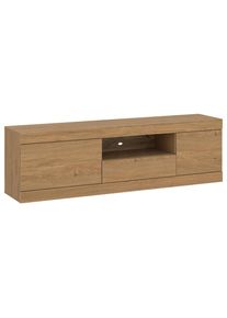 M&Ouml;BELIX M&ouml;belix , Eichefarben , Holzwerkstoff , 2 F&auml;cher , 1 Schublade(n) Schubladen , 160x50.6x41.8 cm , Wohnzimmer, TV-M&ouml;bel, TV- & Lowboards