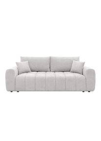 Mid.you , Grau , Textil , F&uuml;llung: Silikon, Schaumstoffflocken,Silikon, Schaumstoffflocken , 241x90x106 cm , Made in EU , R&uuml;cken echt, Armteil links, Armteil rechts , Wohnzimmer, Sofas & Couches, Schlafsofas, Schlafsofas
