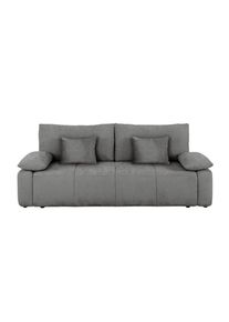 Mid.you , Grau , Textil , F&uuml;llung: Silikon, Schaumstoffflocken,Silikon, Schaumstoffflocken,Silikon, Schaumstoffflocken , 240x93x108 cm , Made in Europe , R&uuml;cken echt, Armteil links, Armteil rechts , Wohnzimmer, Sofas & Couches, Schlafsofas, Schlafsofas