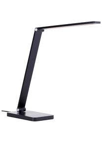 Brilliant LED Tischleuchte "Florence", schwarz, H: 37cm, 1 Stk., Leuchten, 38 x 11 x 34 cm, 610 lm, 2700-6500K, 3-Stufen dimmbar, USB, schwenkbar, LED Tischleuchte