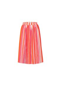 Tchibo - Gestreifter Plisseerock - Damen - Gr. 38 - orange/gestreift