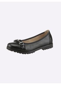 Caprice Damen Slipper in schwarz ,Gr&ouml;&szlig;e 38, Witt, 95% Glattleder, 5% Lackleder