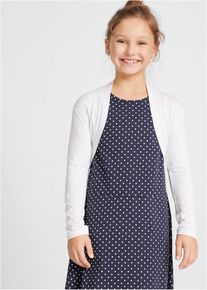 bonprix Bolerou din jerse din viscoză moale, alb, 128/134