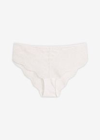 bonprix Femei Chilot hipster din dantelă elegantă, alb, 40/42