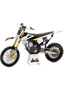 Newray Husqvarna FC450 Rockstar Zach Osborne #16, scale model , color: Black/White/Yellow , size: 1:12