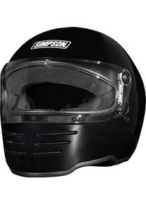 Simpsons Simpson M62 Solid, kask pełnotwarzowy , kolor: czarny , rozmiar: M