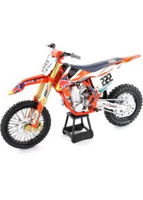 Newray KTM Cairoli 222, scale model , color: Orange/White/Blue , size: 1:10