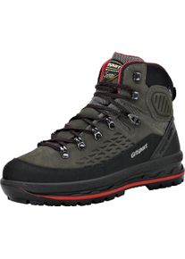 Wanderschuh Grisport "Schn&uuml;rstiefel", Kinder, Gr. 45, grau (grau, schwarz), Obermaterial: 50% Rindsleder Leather cow. 50% Lammleder LEL., Schuhe Wanderschuh