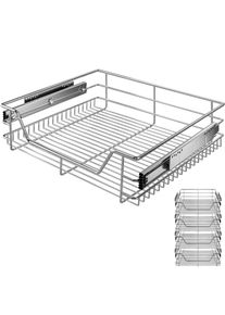 Casaria Keukenlade Set van 4 Metaal 60cm Telescopisch