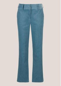 Madeleine Mode Stoffhose MADELEINE "Cordhose Damenhose aus Cord mit Stretchkomfort", Damen, Gr. 48, N + K Gr, blau (marine), Obermaterial: 98% Baumwolle CO (CMIA). 2% Elasthan EL., Modern, Hosen Stoffhose, Cord
