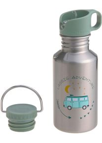 L&auml;ssig Trinkflasche L&Auml;SSIG "Adventure, Bus", Kinder, Gr. 500ml, blau, Trinkflaschen Trinkflasche