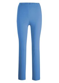 Schlupfhose GOLDNER "Schlupfhose CARLA in Super-Stretch", Damen, Gr. 52, N-Gr, blau (atlantikblau), Obermaterial: 72% Viskose CV. 25% Polyamid PA. 3% Elasthan EL., normal, Hosen Schlupfhose, Superelastisch