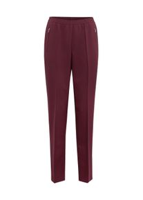 Schlupfhose GOLDNER "Reiseschlupfhose LOUISA", Damen, Gr. 48, N-Gr, rot (bordeaux), Obermaterial: 100% Polyester COOLMAX(R) PES(Coolmax)., normal, Hosen Schlupfhose, Ohne
