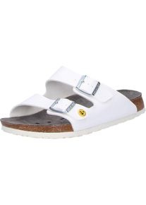 Sandale Birkenstock "Arizona ESD", Damen, Gr. 36, wei&szlig;, Obermaterial: 100% sonstige Fasern AF., Schuhe Sandale