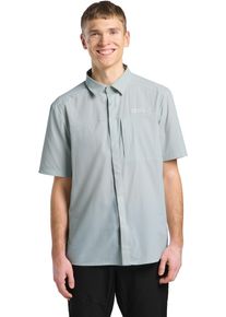 Funktionshemd Jack Wolfskin "VANDRA S/S SHIRT M", Herren, Gr. XL (54/56), Normalgr&ouml;&szlig;en, grau (cool, grau), Obermaterial: 85% Polyamid, 15% Elasthan. Futter: 100% Polyester, Hemden Funktionshemd