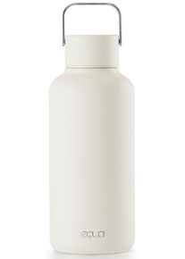 Trinkflasche Equa "Timeless Off-White", wei&szlig;, H:19cm, Edelstahl, Trinkflaschen, Trinkflasche, Leichtgewicht aus Edelstahl, Tragegriff