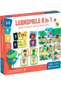 Spiel Clementoni "Education, Lernspiel 8 in 1", bunt, Spiele, Kinder, Spiel, Made in Europe