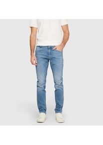 Straight-Jeans MAC "Arne Pipe", Herren, Gr. 34, L&auml;nge 30, blau (light blau authentic wash), Denim/Jeans, Obermaterial: 93% Baumwolle, 5% Elastomultiester, 2% Elasthan, Jeans Straight-Jeans