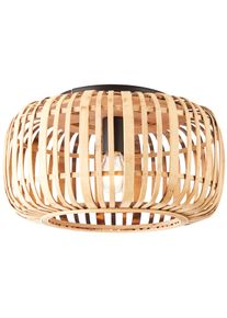 Brilliant Deckenleuchte "Woodrow", braun (hellbraun), 1, &Oslash; 39,5cm H: 22,9cm, 1 Stk., Leuchten, Deckenlampe 40cm holz, Deckenleuchte