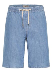 Jeansshorts Blend "Shorts BHBLIZZARD-Denimshorts", Damen, Gr. L, N-Gr, blau (denim middle blau), Obermaterial: 100% Baumwolle CO., Jeans Jeansshorts