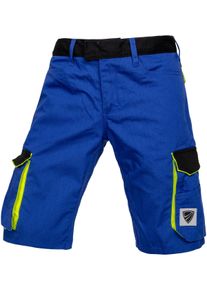 Arbeitsbundhose SHIELD Protect "Protect KONTUR Cargo-Shorts", Damen, Gr. 64, EURO, blau, Obermaterial: 65% Polyester PES. 35% Baumwolle CO., Hosen Arbeitsbundhose
