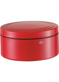 Keksdose Wesco "Classic Line - Geb&auml;ckdose", rotorange, H:12,4cm, Lebensmittelaufbewahrungsbeh&auml;lter, Keksdose, Dose mit Deckel & Kunststoffring / schlie&szlig;t dicht, 4 L